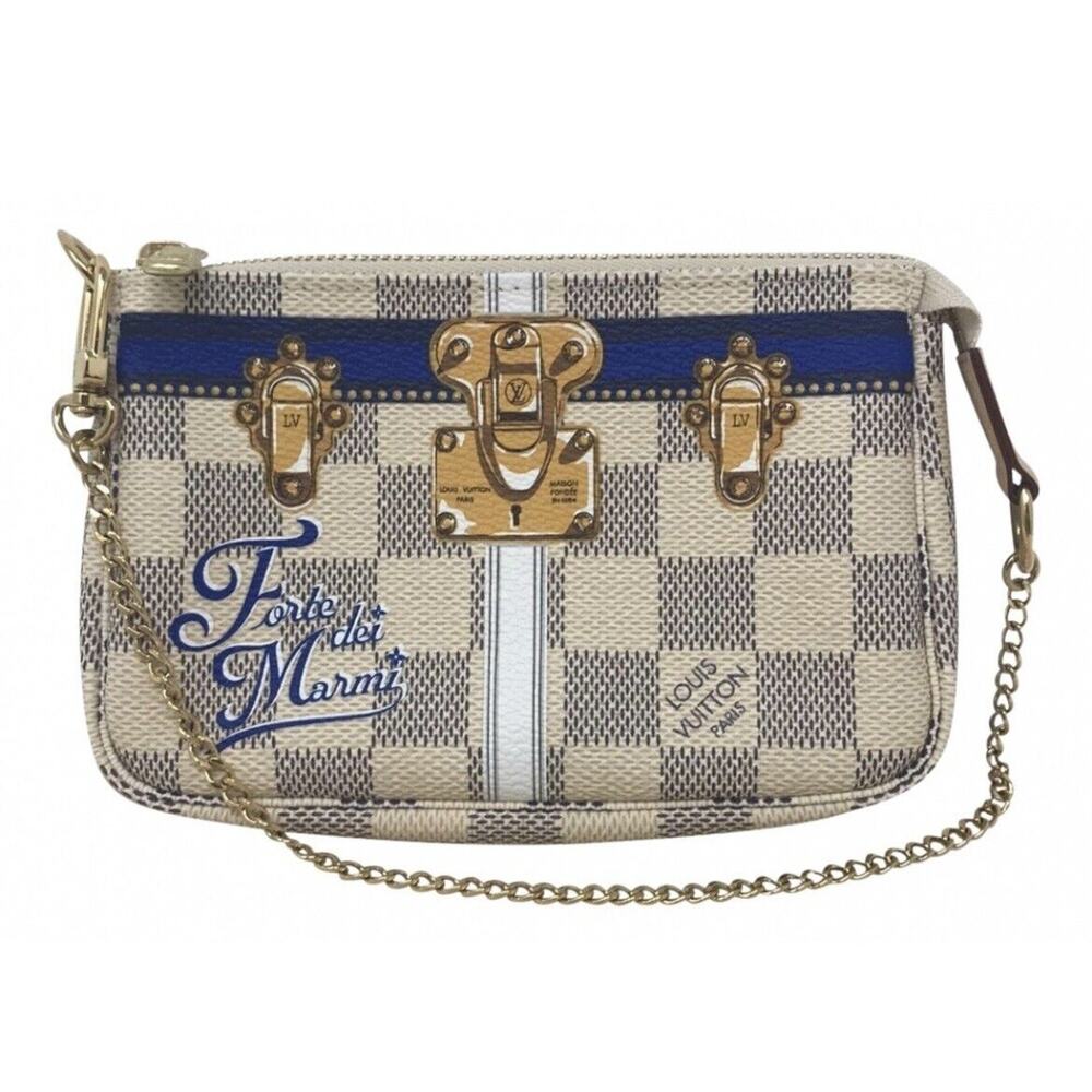 MINI POCHETTE LOUIS VUITTON FORTE DE MARMI LIMITED EDITION D. Azur - Picture 11 of 13